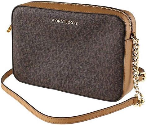 brown michael kors purse crossbody.